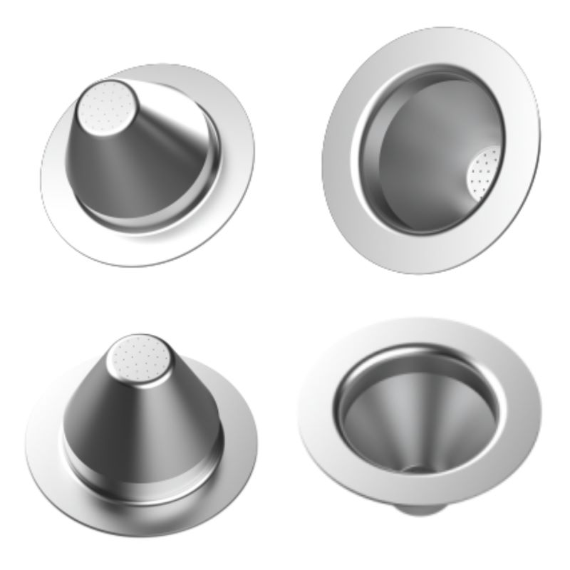 Tapered nozzle head 